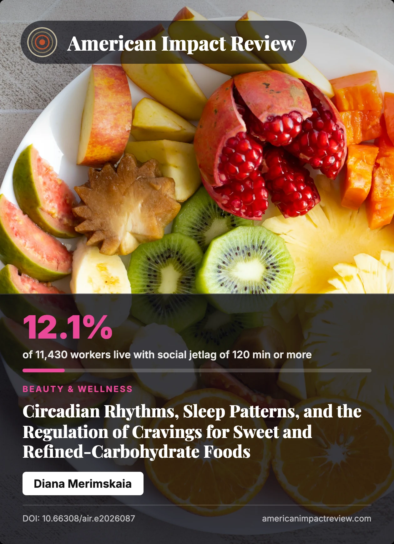 Cover: Circadian Rhythms, Sleep Patterns, and the Regulation of Cravings for Sweet and Refined-Carbohydrate Foods