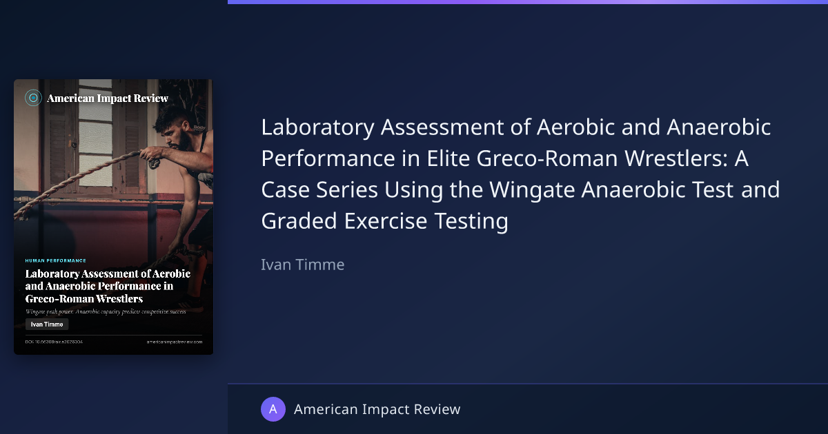 Laboratory Assessment of Aerobic and Anaerobic Performance in Elite ...